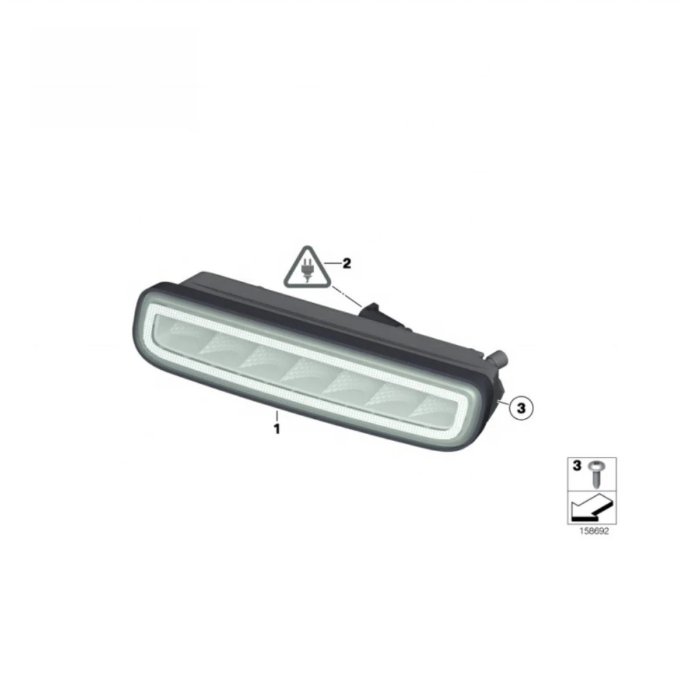 63110405101 63110405102 High Quality LED Fog Light, Day Running Light for  Phantom